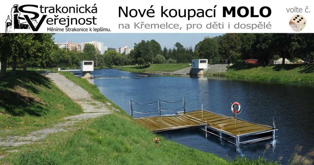 Koupací molo na Křemelce